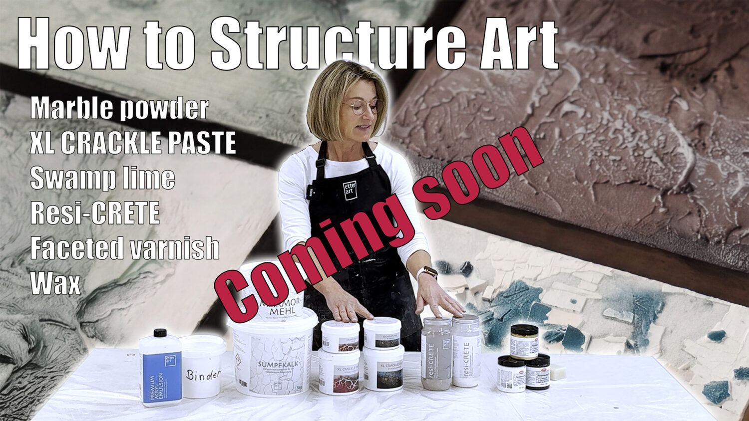 „How to Structure Art“: Online course on techniques for art with structural materials – English
