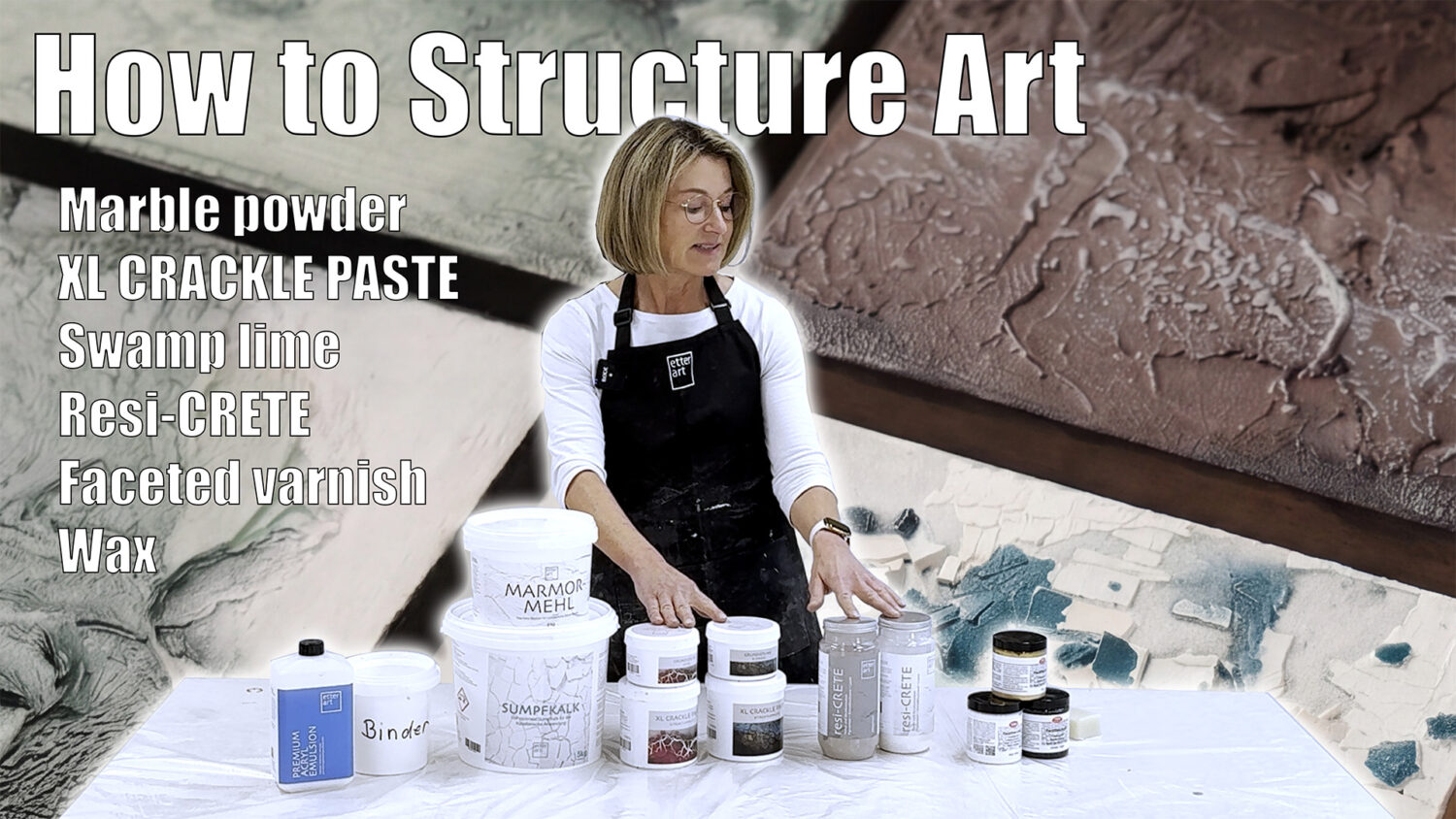 „How to Structure Art“: Online course on techniques for art with structural materials – English