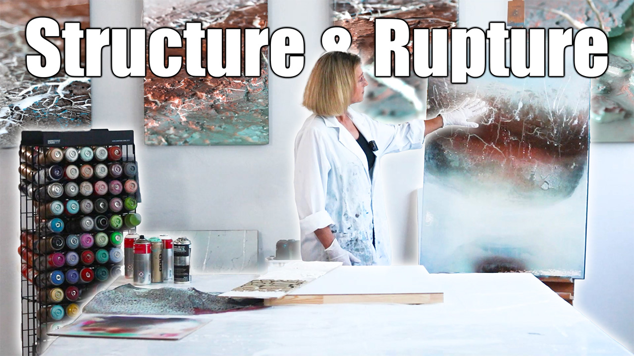 „Structure & Rupture“: Impressive Textured Art – English
